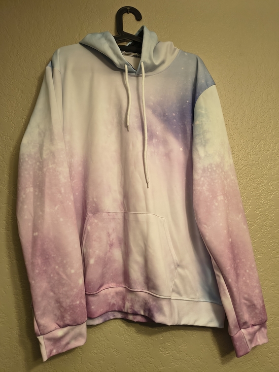 Unlisted Other - M 2XL Pastel Tie Dye And Speckled Hoodie Sweatshirt - Pink, Blue, Purple